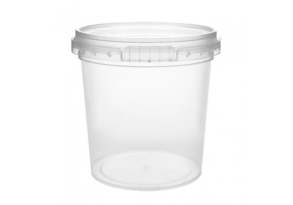 155 ML CLEAR TAMPER EVIDENT TUB and LID
